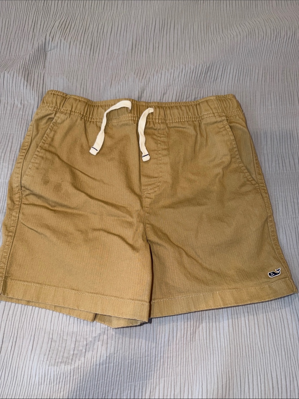Vineyard Vines Boys Tan Drawstring Shorts